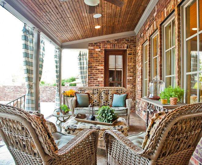 Фото дизайна веранд на даче